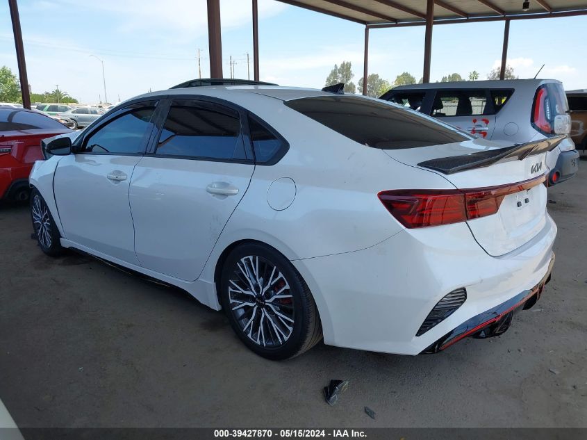 2023 Kia Forte Gt-Line VIN: 3KPF54AD9PE518890 Lot: 39427870