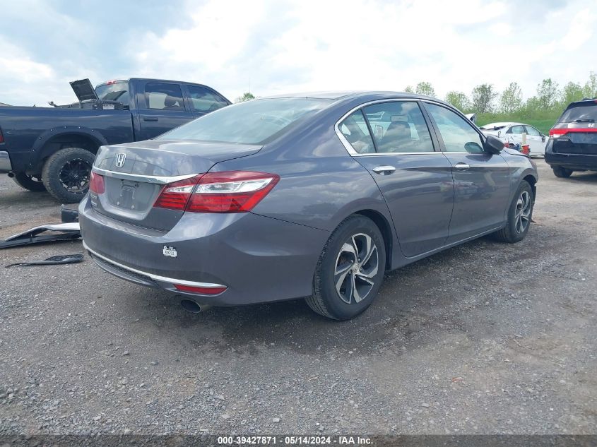 2016 Honda Accord Lx VIN: 1HGCR2F39GA100247 Lot: 39427871