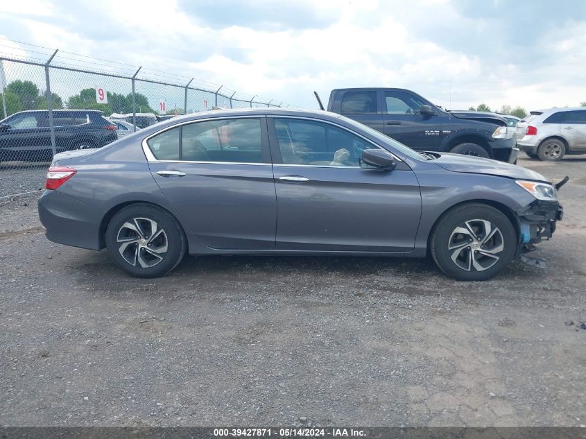 2016 Honda Accord Lx VIN: 1HGCR2F39GA100247 Lot: 39427871