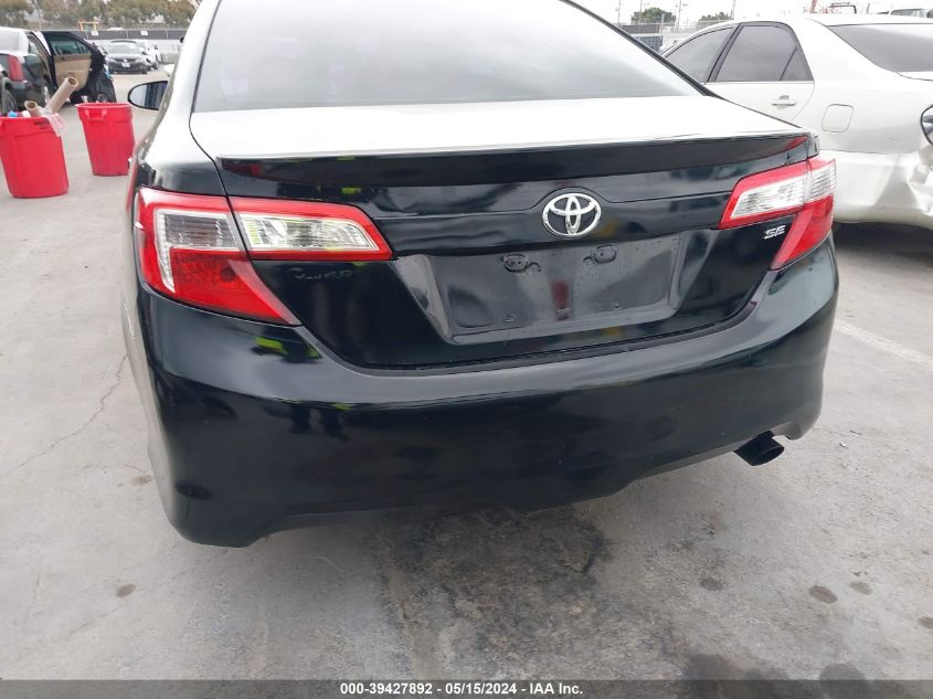 2013 Toyota Camry Se VIN: 4T1BF1FKXDU641379 Lot: 39427892