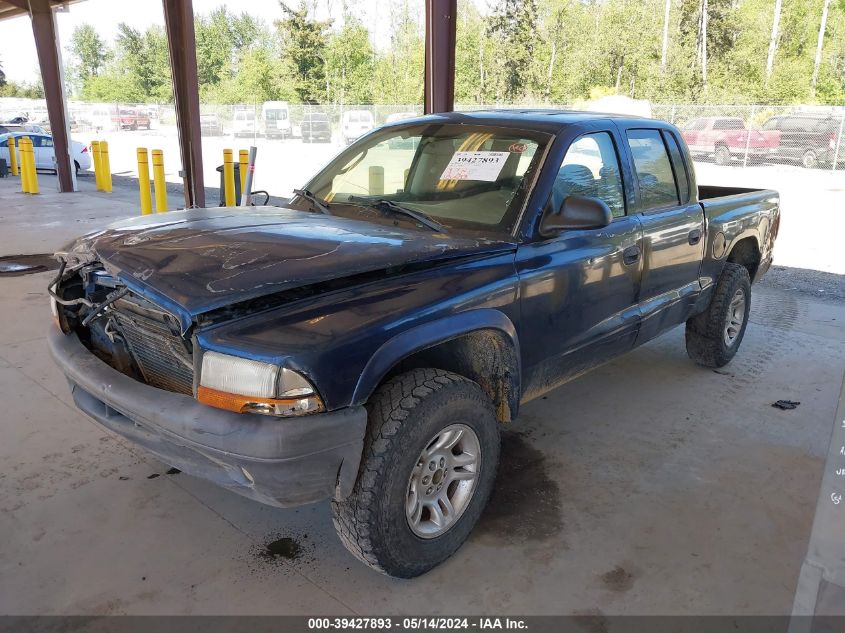 2003 Dodge Dakota Sport/Sxt VIN: 1D7HG38X43S226963 Lot: 39427893