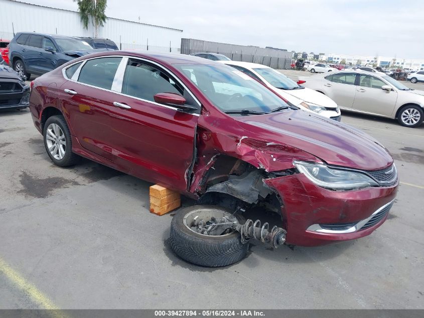 2015 Chrysler 200 Limited VIN: 1C3CCCAB5FN685277 Lot: 39427894