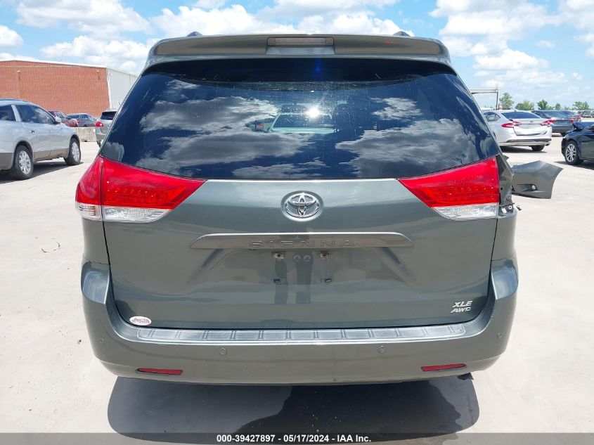 2014 Toyota Sienna Xle 7 Passenger VIN: 5TDDK3DC8ES092481 Lot: 39427897