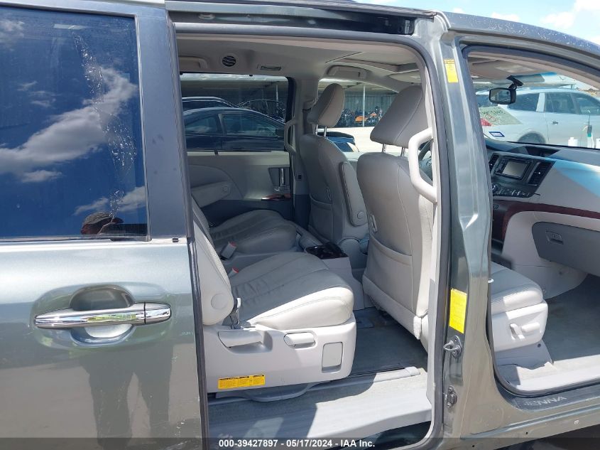 2014 Toyota Sienna Xle 7 Passenger VIN: 5TDDK3DC8ES092481 Lot: 39427897