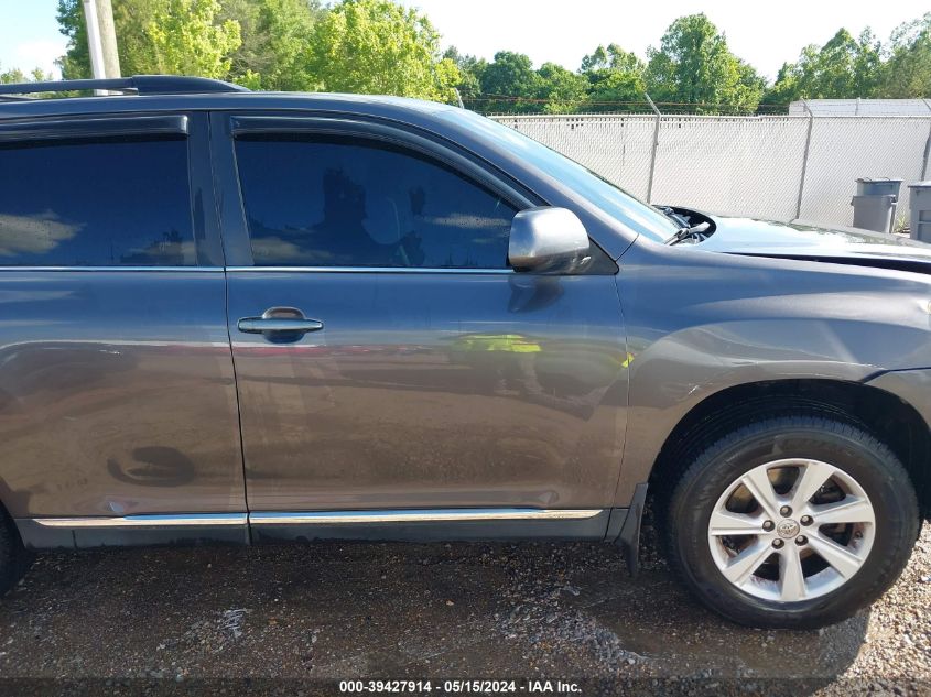 2013 Toyota Highlander Se V6 VIN: 5TDZK3EH1DS109183 Lot: 39427914