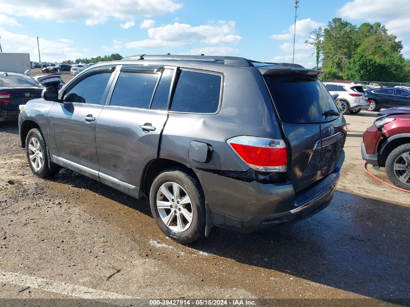 2013 Toyota Highlander Se V6 VIN: 5TDZK3EH1DS109183 Lot: 39427914