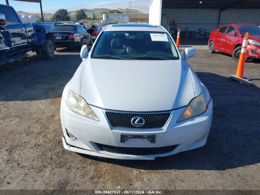 2008 Lexus Is 350 VIN: JTHBE262482013833 Lot: 39427937