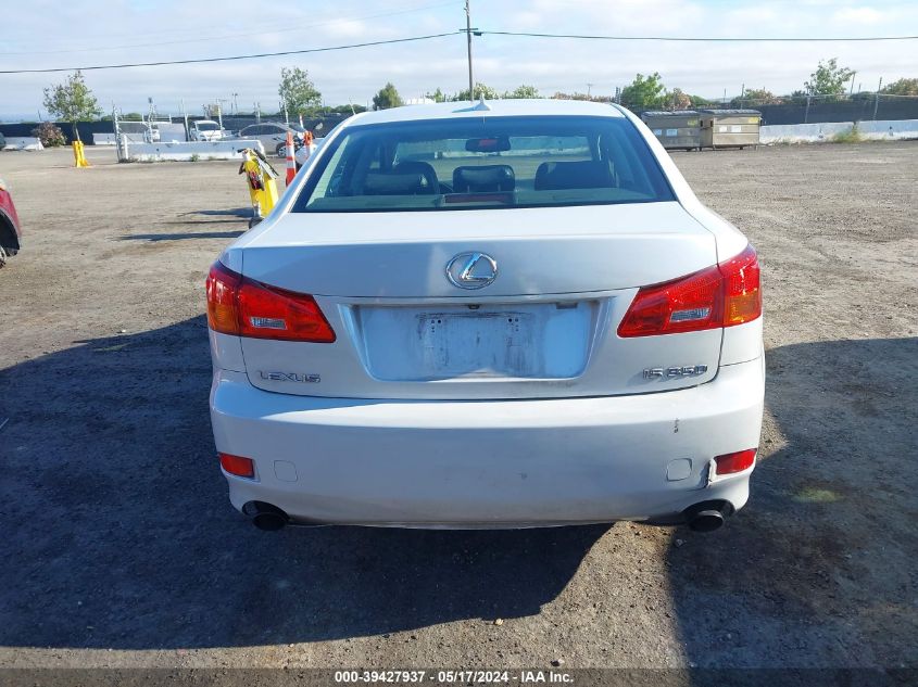 2008 Lexus Is 350 VIN: JTHBE262482013833 Lot: 39427937