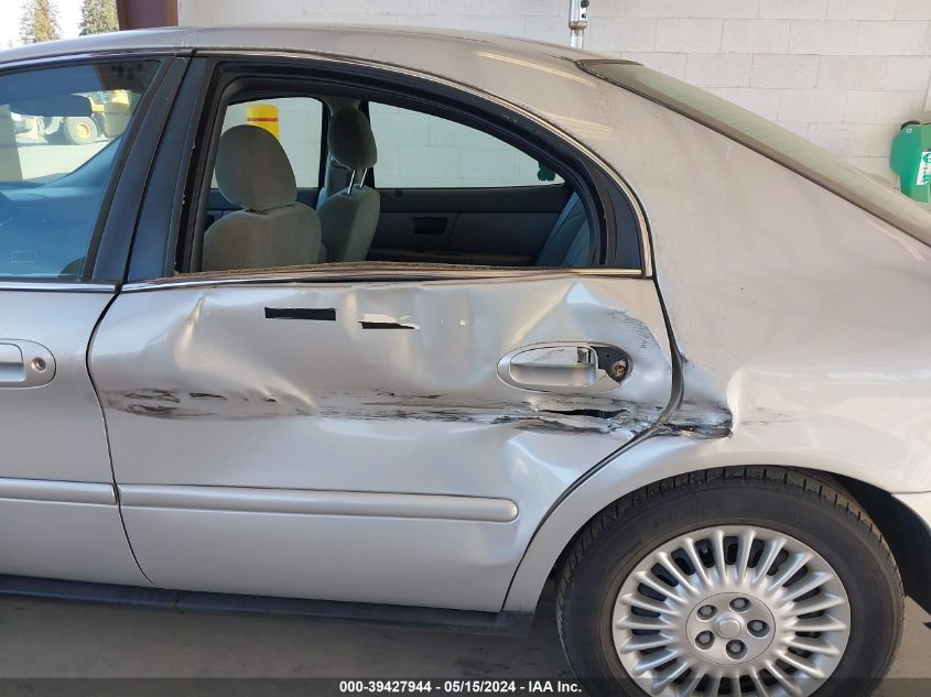 2004 Mercury Sable Gs VIN: 1MEFM50U34G602191 Lot: 39427944