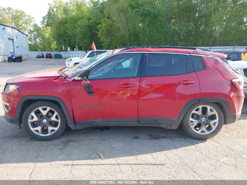 2019 Jeep Compass Limited Fwd VIN: 3C4NJCCBXKT660084 Lot: 39427983