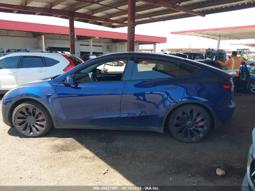 2023 Tesla Model Y Awd/Performance Dual Motor All-Wheel Drive VIN: 7SAYGDEF4PF749515 Lot: 39427997