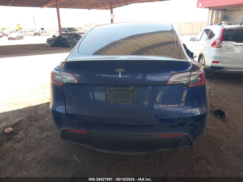2023 Tesla Model Y Awd/Performance Dual Motor All-Wheel Drive VIN: 7SAYGDEF4PF749515 Lot: 39427997