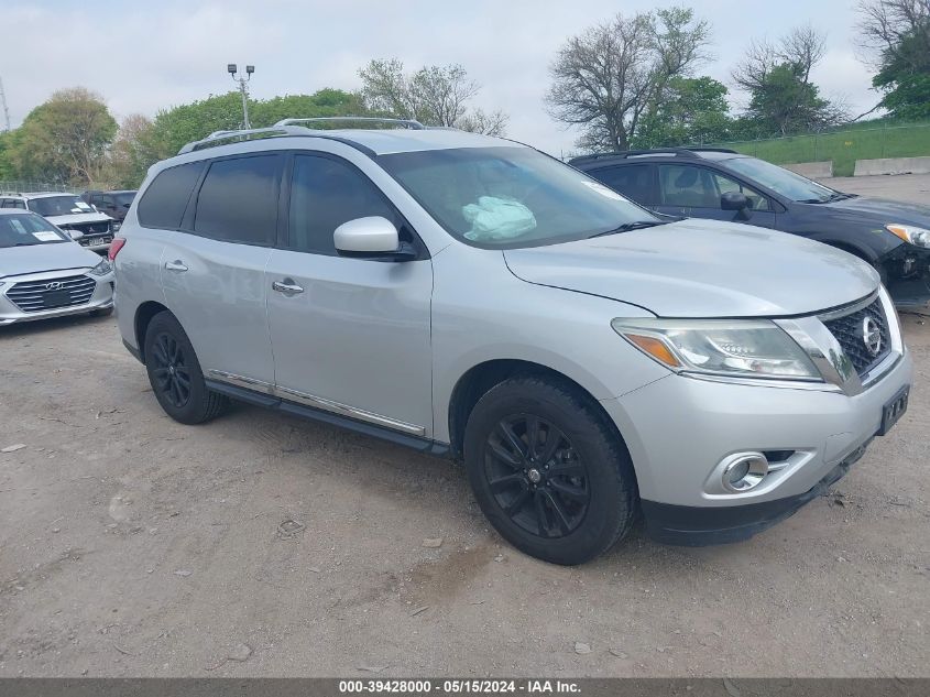 2013 Nissan Pathfinder Sl VIN: 5N1AR2MM3DC633935 Lot: 39428000