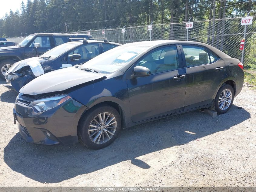 2015 Toyota Corolla Le Plus VIN: 5YFBURHEXFP189126 Lot: 39428008