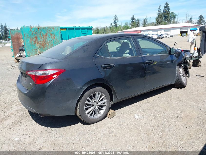 2015 Toyota Corolla Le Plus VIN: 5YFBURHEXFP189126 Lot: 39428008