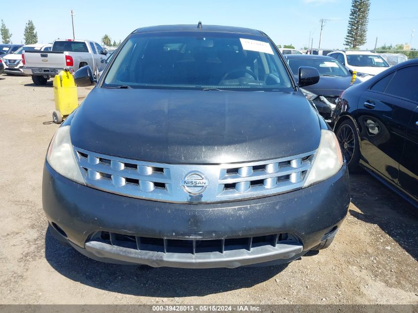 2005 Nissan Murano Sl/Se/S VIN: JN8AZ08T05W329704 Lot: 39428013