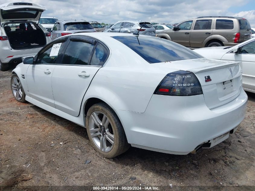 2008 Pontiac G8 VIN: 6G2ER57798L152193 Lot: 39428014