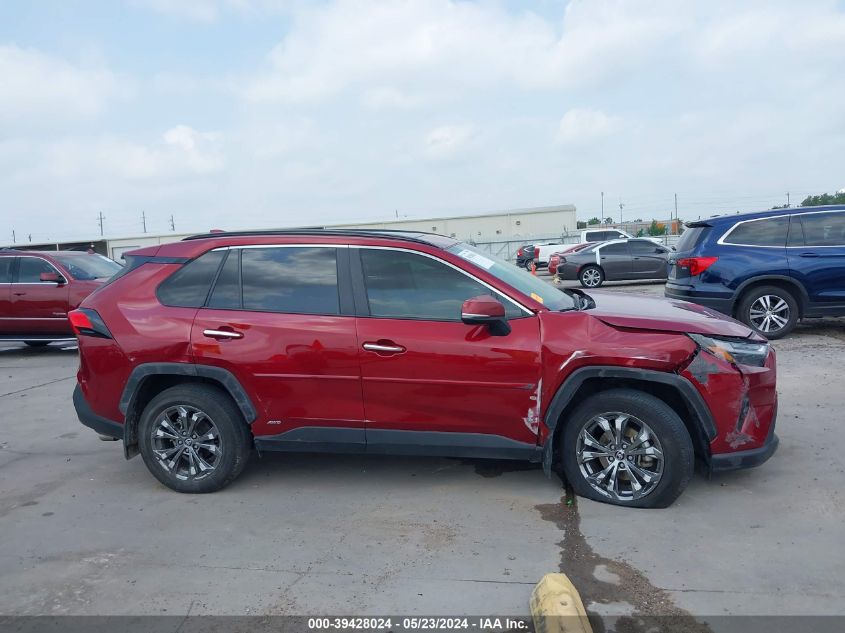 2022 Toyota Rav4 Limited Hybrid VIN: JTMD6RFV3ND066050 Lot: 39428024