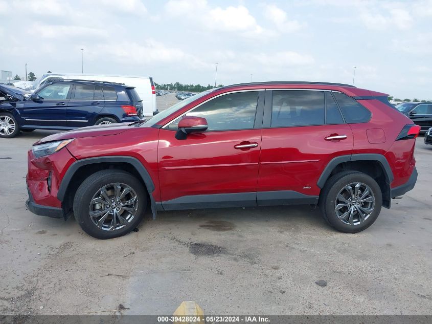 2022 Toyota Rav4 Limited Hybrid VIN: JTMD6RFV3ND066050 Lot: 39428024