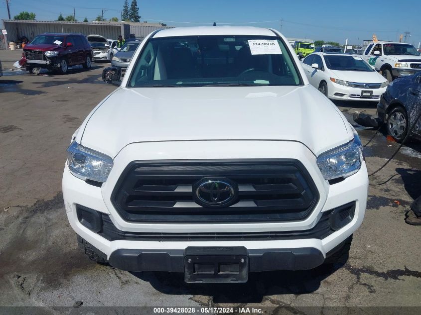 2022 Toyota Tacoma Sr V6 VIN: 3TYSZ5AN9NT081000 Lot: 39428028