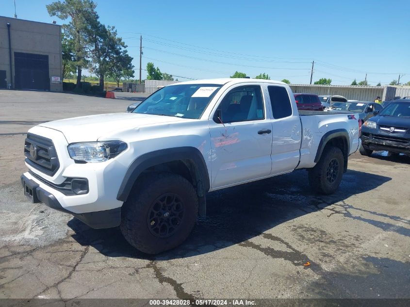 2022 Toyota Tacoma Sr V6 VIN: 3TYSZ5AN9NT081000 Lot: 39428028