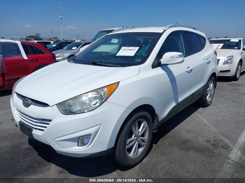 2013 Hyundai Tucson Gls/Limited VIN: KM8JU3ACXDU753614 Lot: 39428064