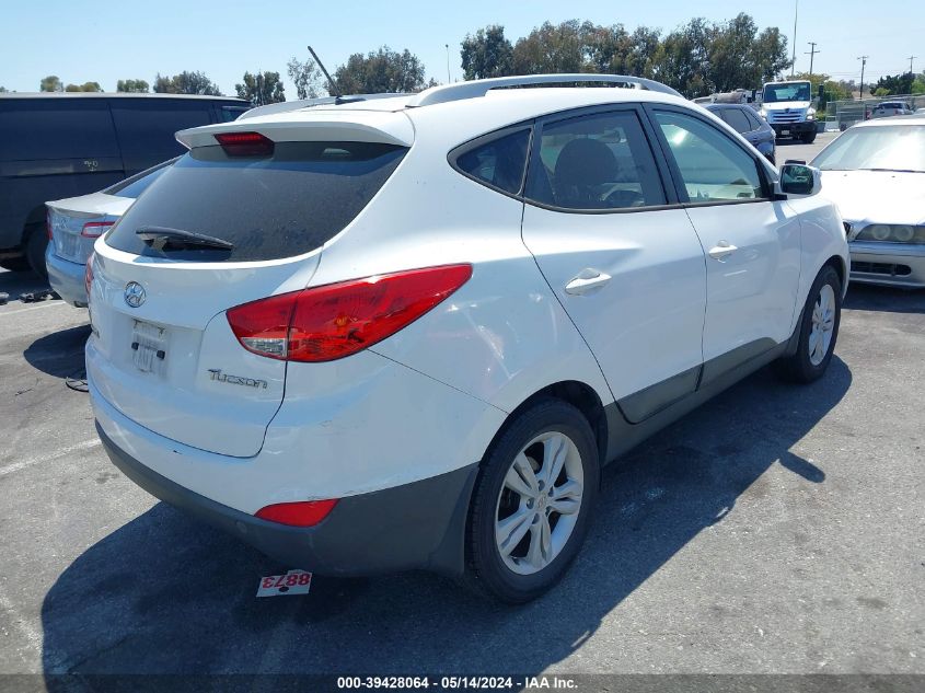 2013 Hyundai Tucson Gls/Limited VIN: KM8JU3ACXDU753614 Lot: 39428064