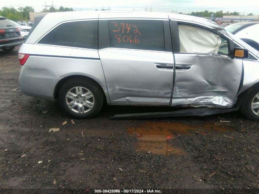 2012 Honda Odyssey Lx VIN: 5FNRL5H24CB127759 Lot: 39428066