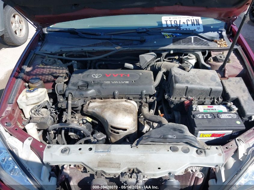 2004 Toyota Camry Xle VIN: 4T1BE32K84U357219 Lot: 39428070