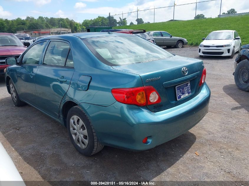 2009 Toyota Corolla Le VIN: JTDBL40E299081837 Lot: 39428151