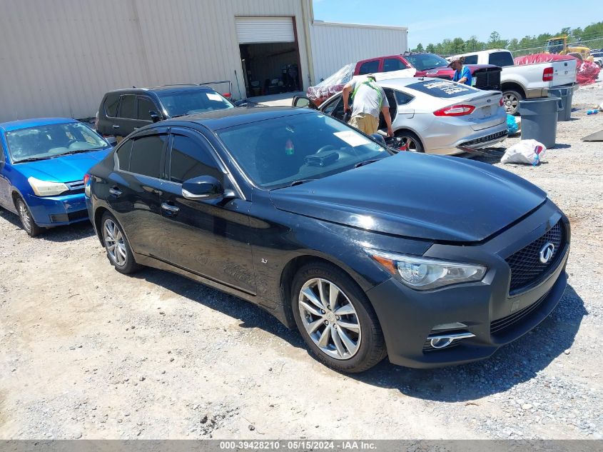 2014 Infiniti Q50 Premium VIN: JN1BV7AR4EM685039 Lot: 39428210