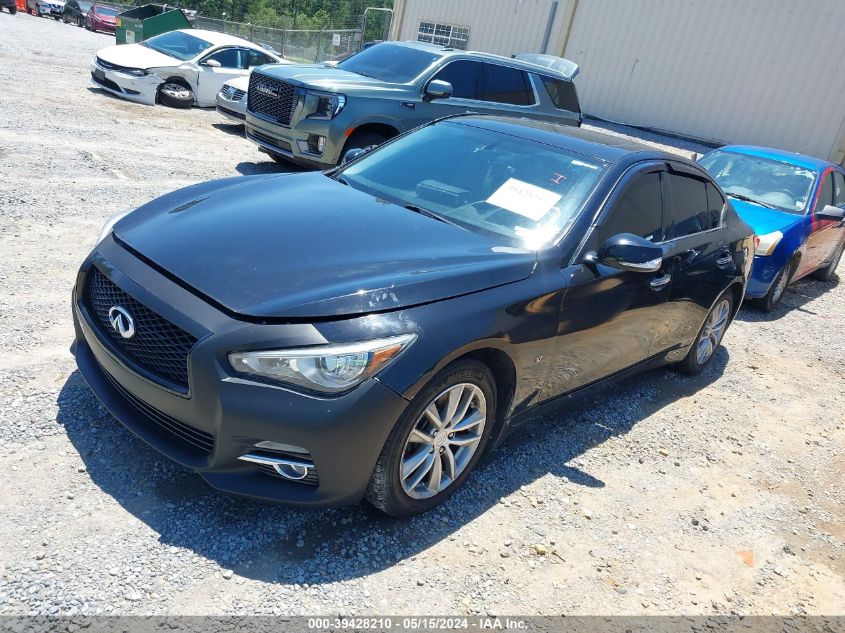 2014 Infiniti Q50 Premium VIN: JN1BV7AR4EM685039 Lot: 39428210