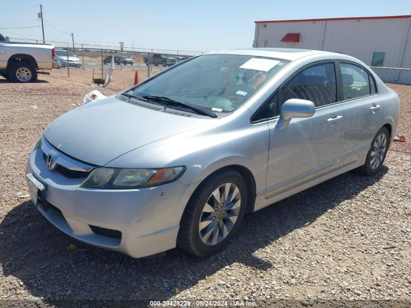 2009 Honda Civic Ex-L VIN: 1HGFA16989L015975 Lot: 39428229