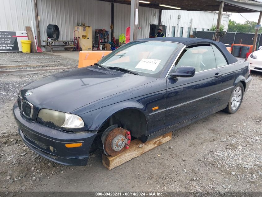 2001 BMW 325Ci VIN: WBABS33481JY40927 Lot: 39428231