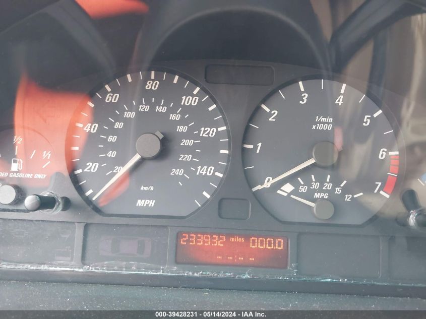 2001 BMW 325Ci VIN: WBABS33481JY40927 Lot: 39428231