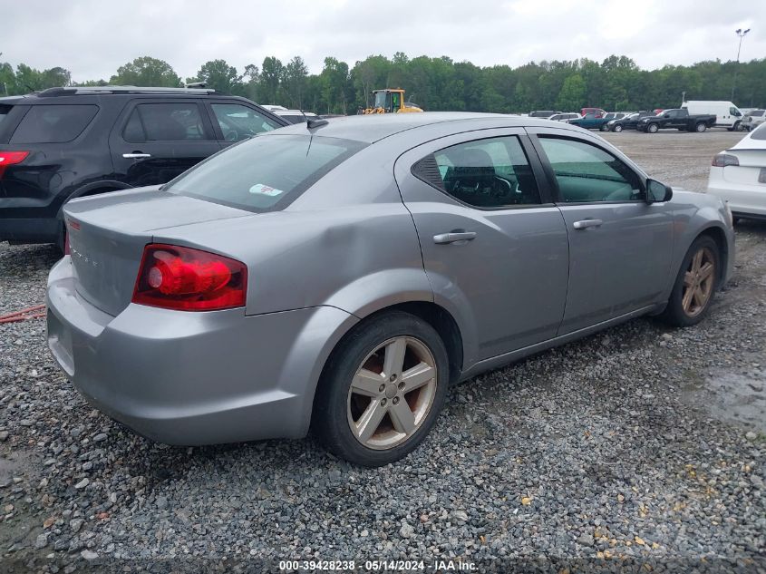 2013 Dodge Avenger Se VIN: 1C3CDZAB1DN636736 Lot: 39428238