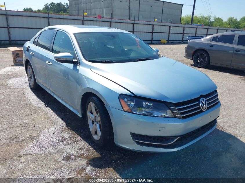 2012 Volkswagen Passat 2.5L Se VIN: 1VWBH7A32CC032855 Lot: 39428285