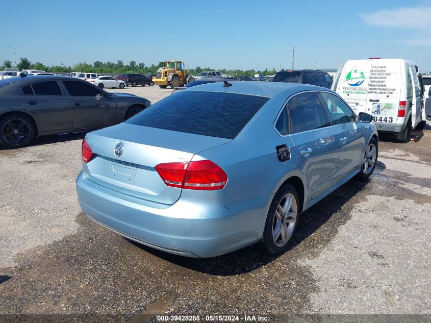 2012 Volkswagen Passat 2.5L Se VIN: 1VWBH7A32CC032855 Lot: 39428285