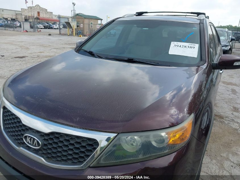 2012 Kia Sorento Lx V6 VIN: 5XYKT4A29CG254635 Lot: 39428389