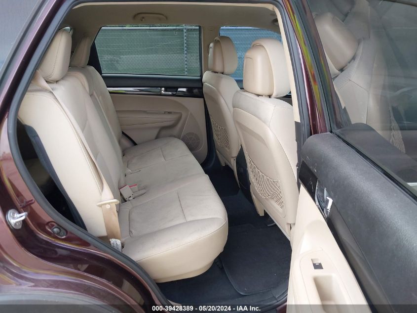 2012 Kia Sorento Lx V6 VIN: 5XYKT4A29CG254635 Lot: 39428389