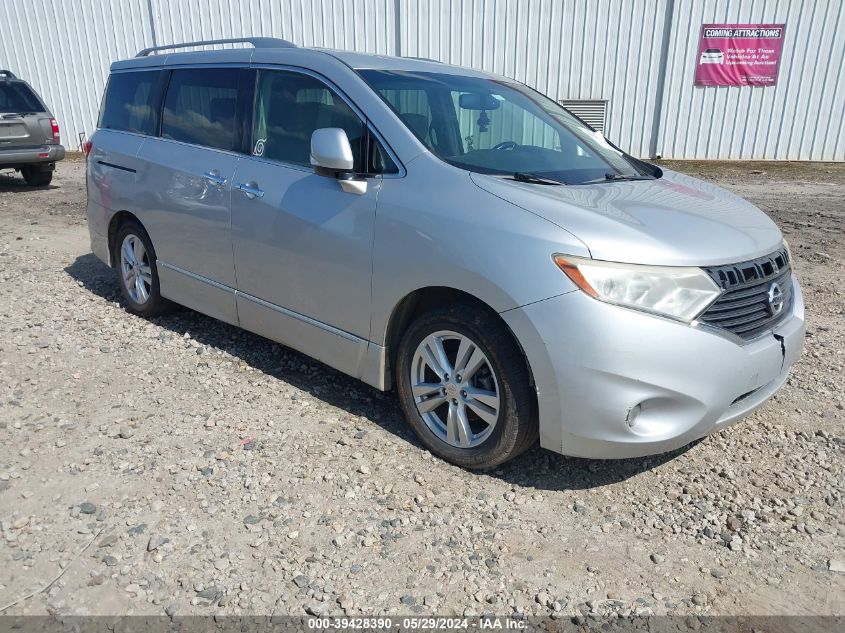 2012 Nissan Quest Sl VIN: JN8AE2KP4C9038749 Lot: 39428390