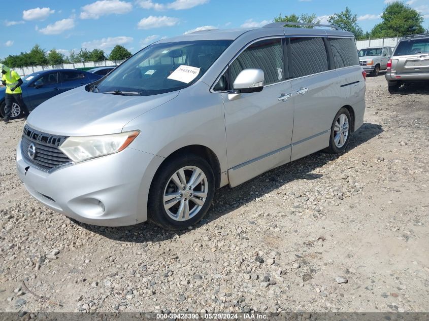 2012 Nissan Quest Sl VIN: JN8AE2KP4C9038749 Lot: 39428390