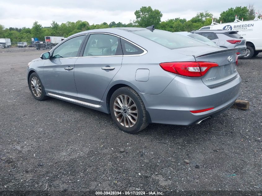 2015 Hyundai Sonata Limited VIN: 5NPE34AF6FH202926 Lot: 39428394