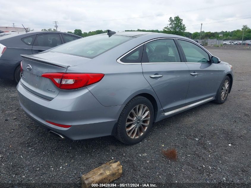 2015 Hyundai Sonata Limited VIN: 5NPE34AF6FH202926 Lot: 39428394