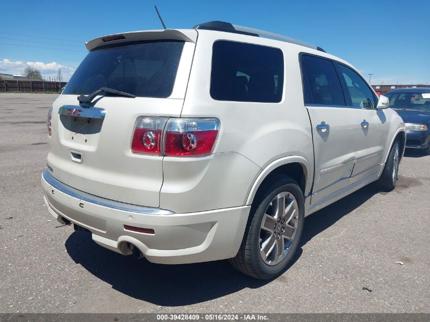 2012 GMC Acadia Denali VIN: 1GKKRTED5CJ135389 Lot: 39428409