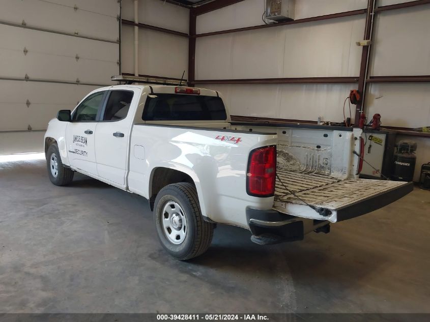 2020 Chevrolet Colorado 4Wd Long Box Wt VIN: 1GCGTBEN3L1218163 Lot: 39428411