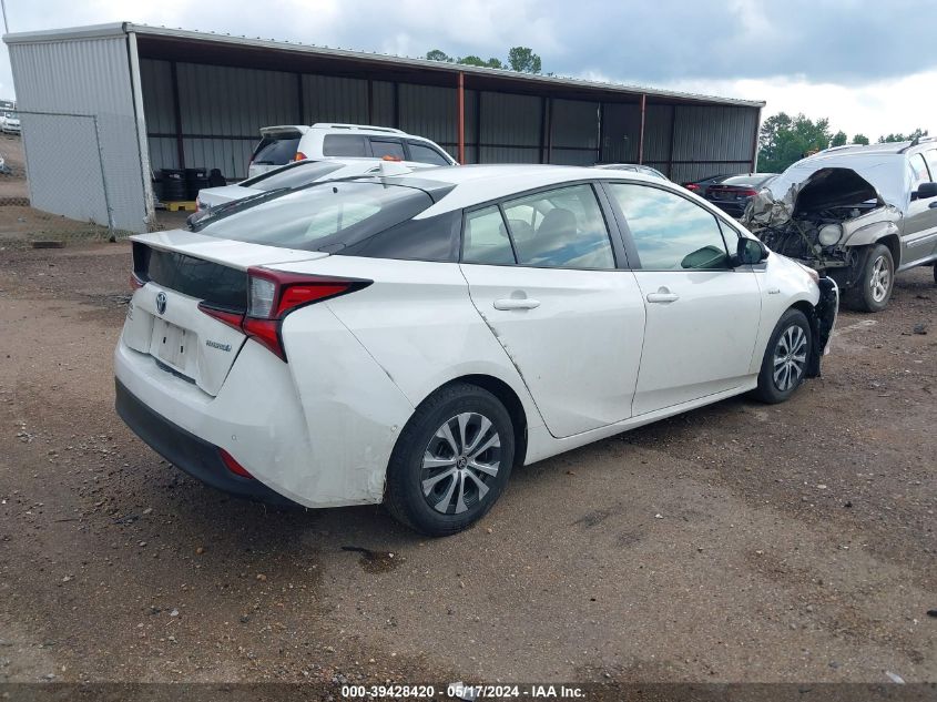 2021 Toyota Prius Le Awd-E VIN: JTDL9MFU9M3027805 Lot: 39428420