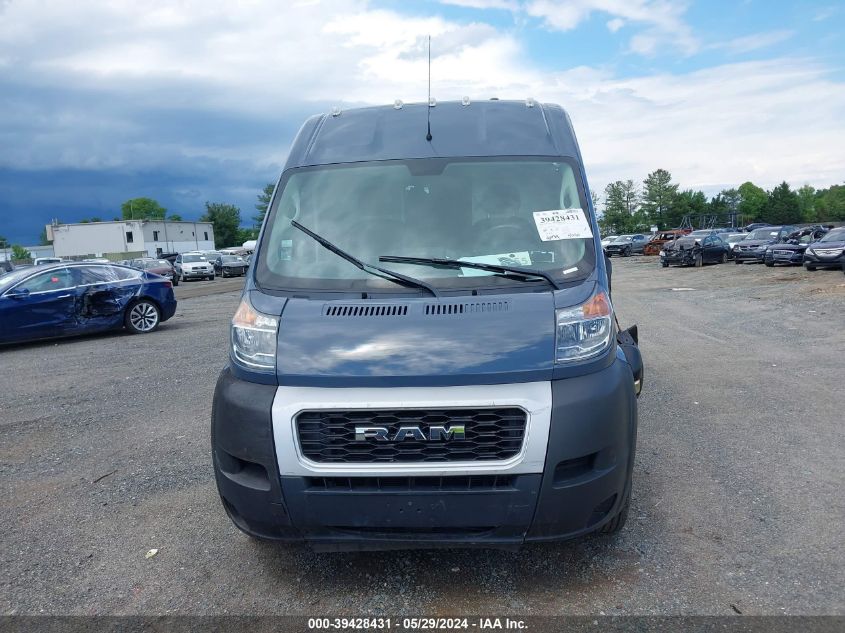 2019 Ram Promaster 3500 Cargo Van High Roof 159 Wb Ext VIN: 3C6URVJG6KE552023 Lot: 39428431