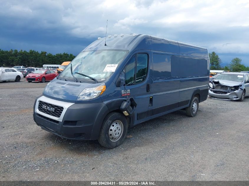 2019 Ram Promaster 3500 Cargo Van High Roof 159 Wb Ext VIN: 3C6URVJG6KE552023 Lot: 39428431