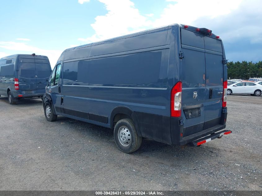 2019 Ram Promaster 3500 Cargo Van High Roof 159 Wb Ext VIN: 3C6URVJG6KE552023 Lot: 39428431